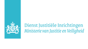 Het logo van Dienst Justitiële Inrichtingen (DJI)